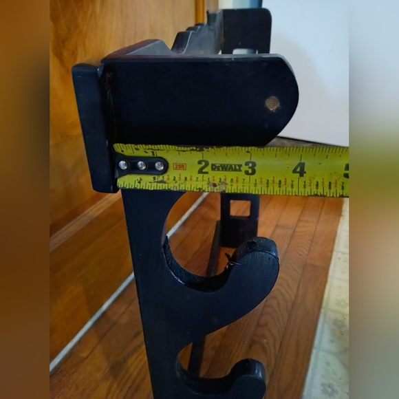 Black Wall Rack - Picture 3 of 13